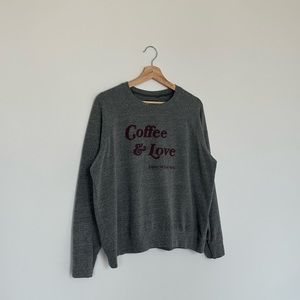 Coffee and Love, Enjoy While Hot Graphic Sweater